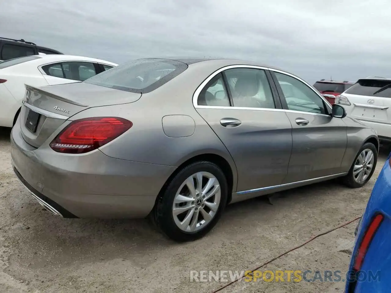 3 Photograph of a damaged car WDDWF8EB4LR526302 MERCEDES-BENZ C-CLASS 2020