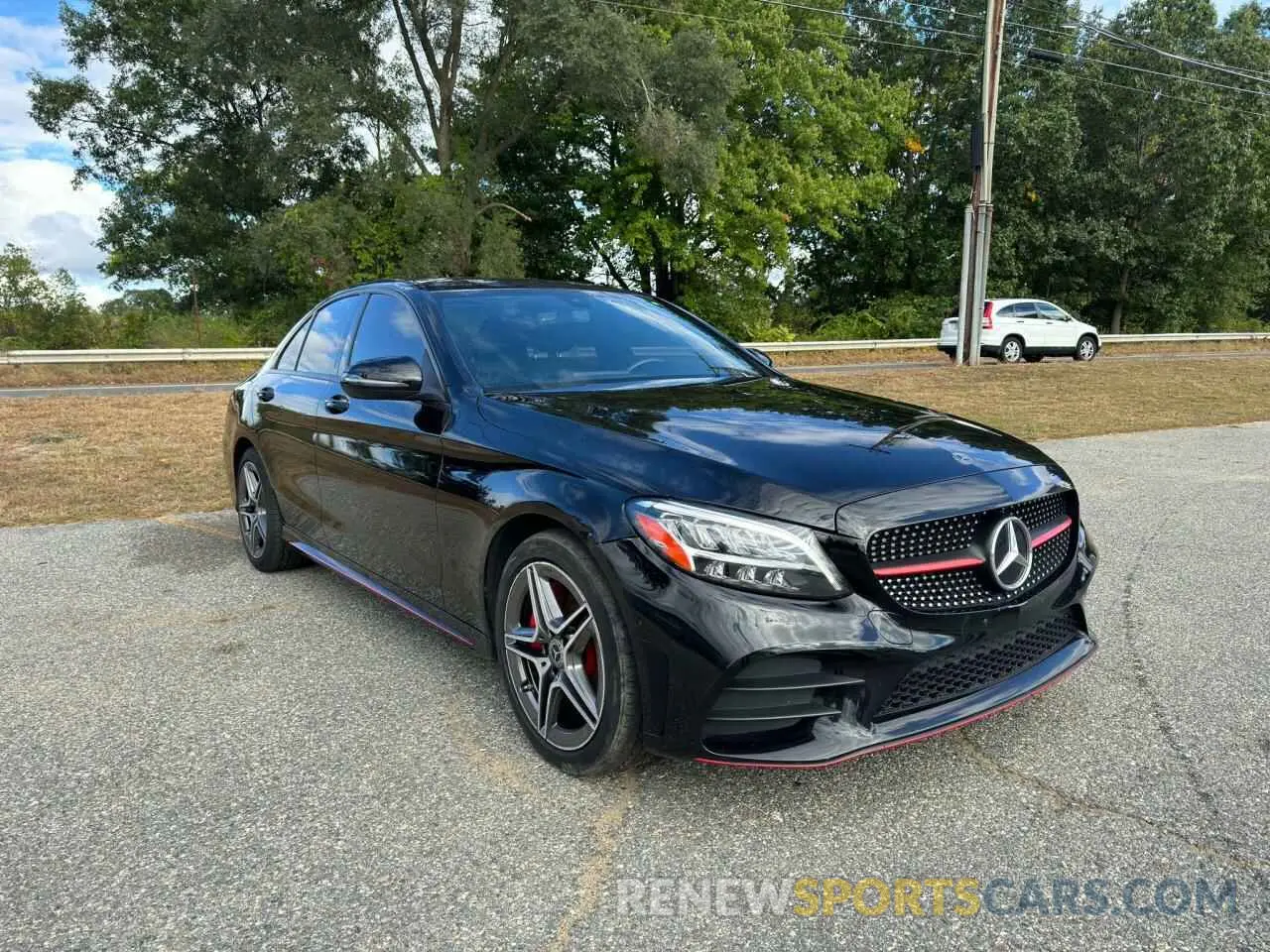 1 Photograph of a damaged car WDDWF8EB4LR557047 MERCEDES-BENZ C-CLASS 2020