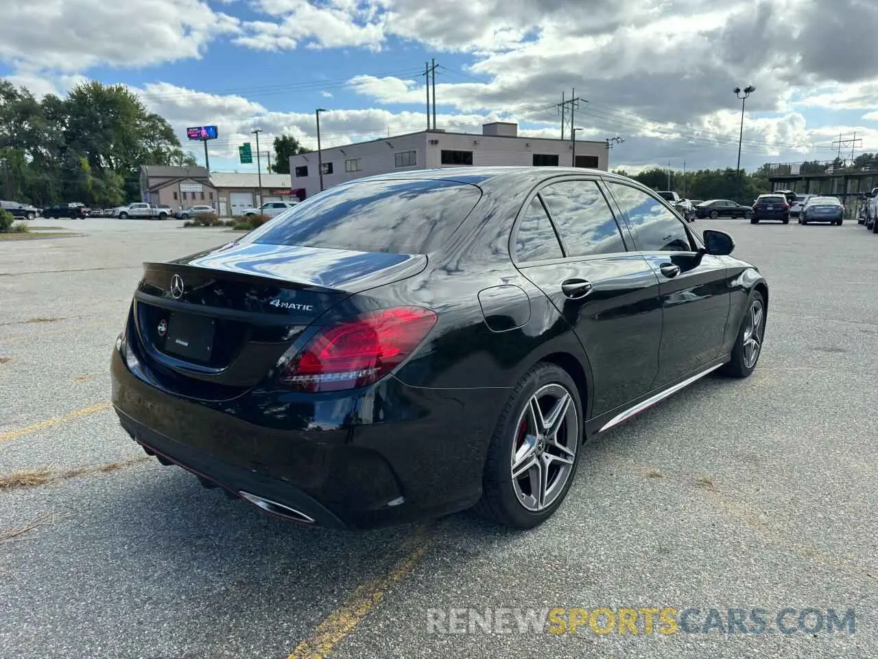 4 Photograph of a damaged car WDDWF8EB4LR557047 MERCEDES-BENZ C-CLASS 2020