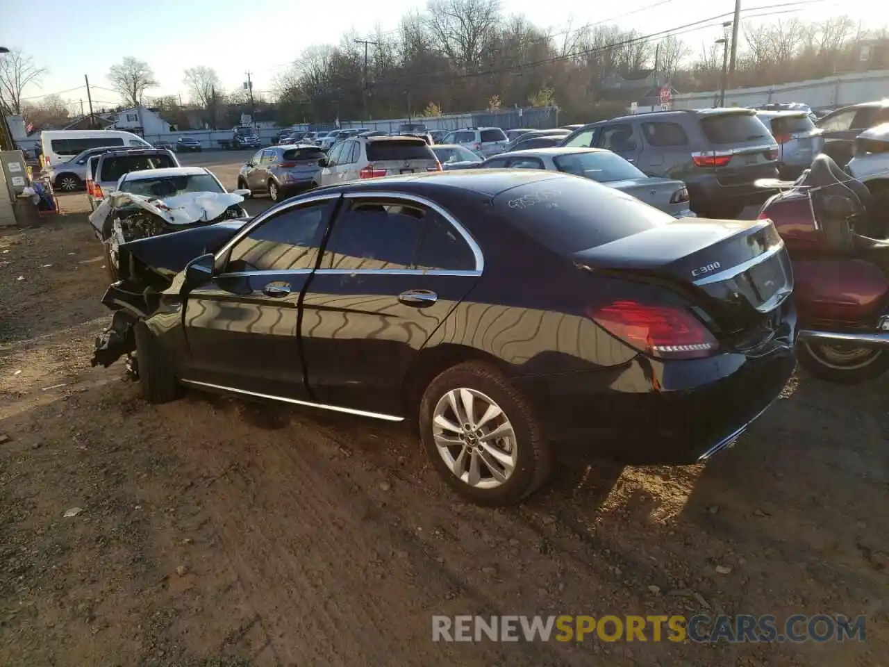 2 Photograph of a damaged car WDDWF8EB4LR562202 MERCEDES-BENZ C-CLASS 2020