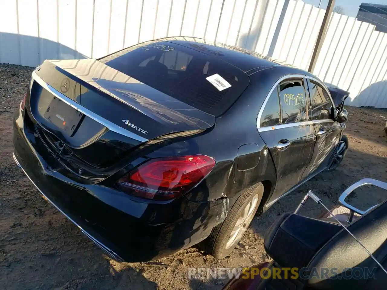 3 Photograph of a damaged car WDDWF8EB4LR562202 MERCEDES-BENZ C-CLASS 2020