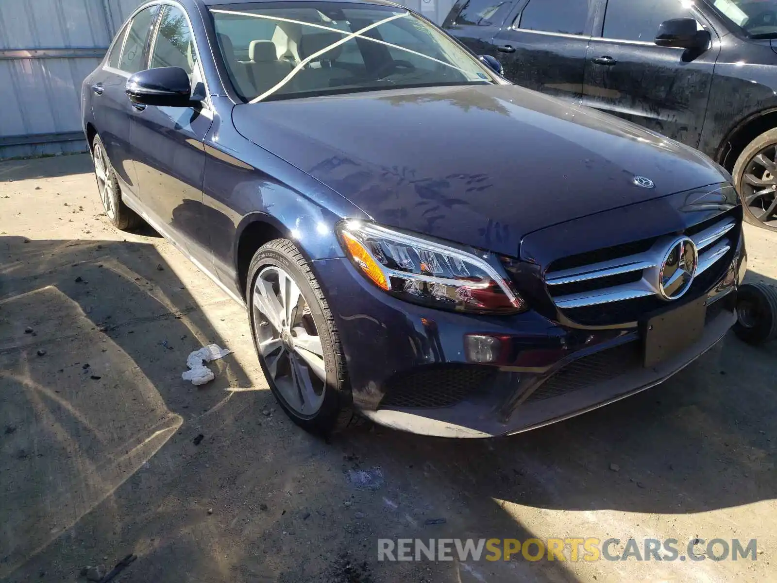 1 Photograph of a damaged car WDDWF8EB5LR539575 MERCEDES-BENZ C-CLASS 2020