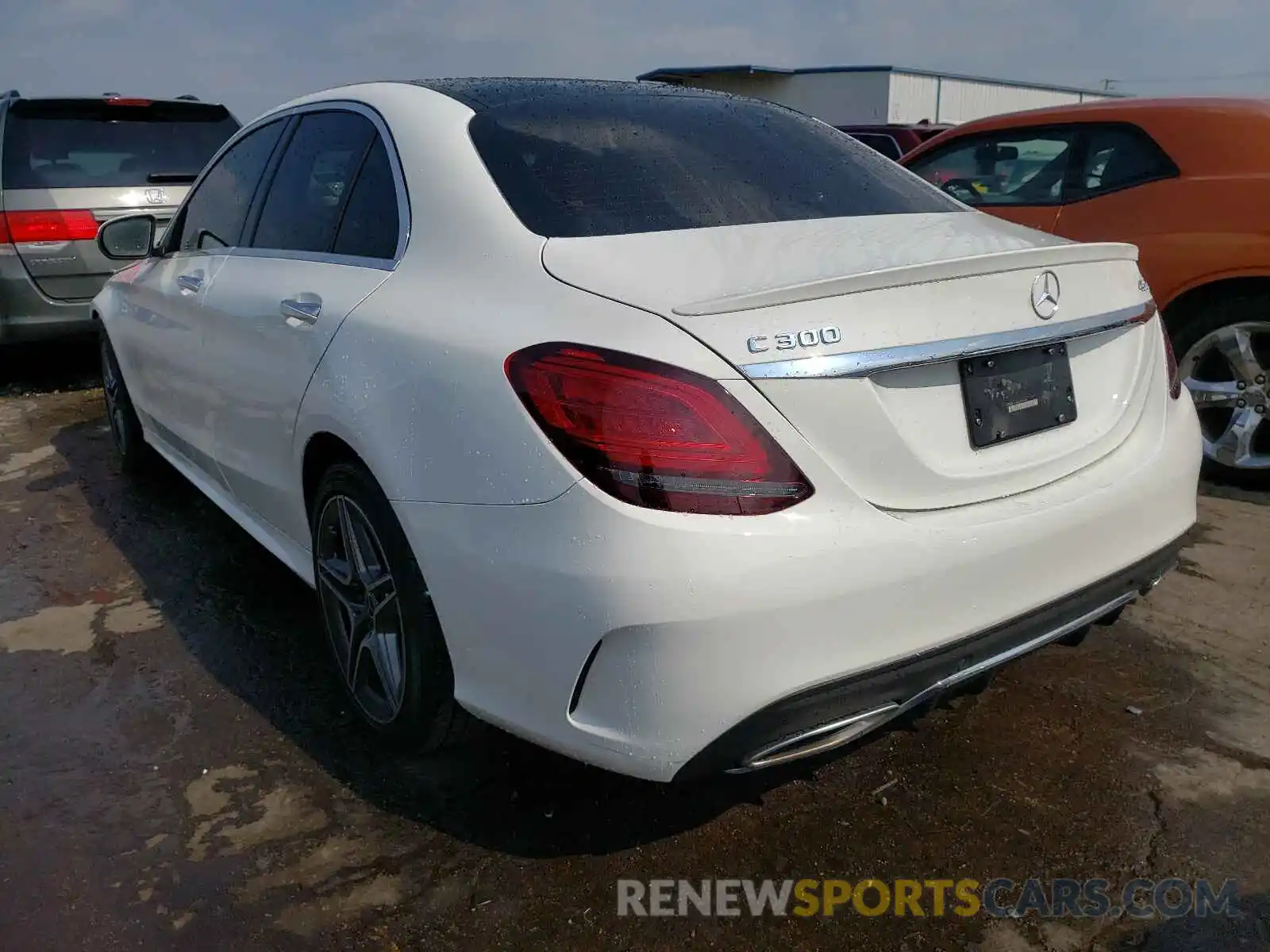 3 Photograph of a damaged car WDDWF8EB6LR558426 MERCEDES-BENZ C-CLASS 2020