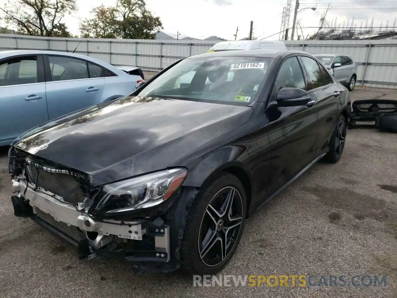 2 Photograph of a damaged car WDDWF8EB7LR547211 MERCEDES-BENZ C-CLASS 2020