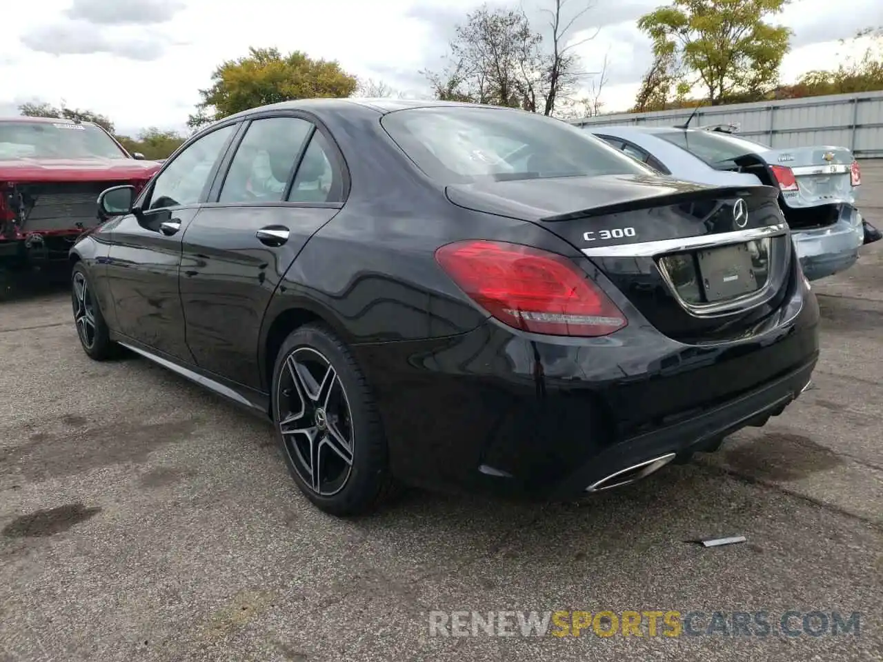 3 Photograph of a damaged car WDDWF8EB7LR547211 MERCEDES-BENZ C-CLASS 2020