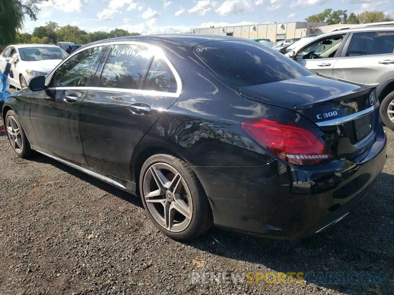 3 Photograph of a damaged car WDDWF8EB7LR563828 MERCEDES-BENZ C-CLASS 2020