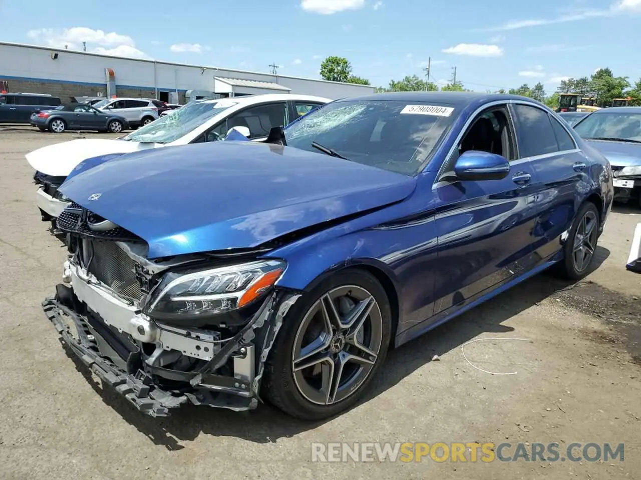 1 Photograph of a damaged car WDDWF8EB8LR527159 MERCEDES-BENZ C-CLASS 2020