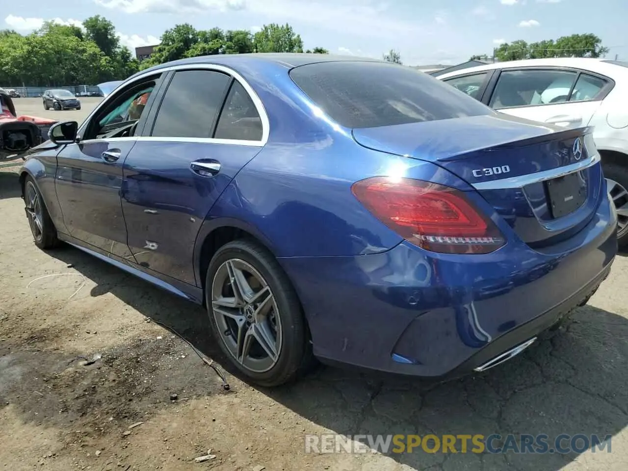 2 Photograph of a damaged car WDDWF8EB8LR527159 MERCEDES-BENZ C-CLASS 2020