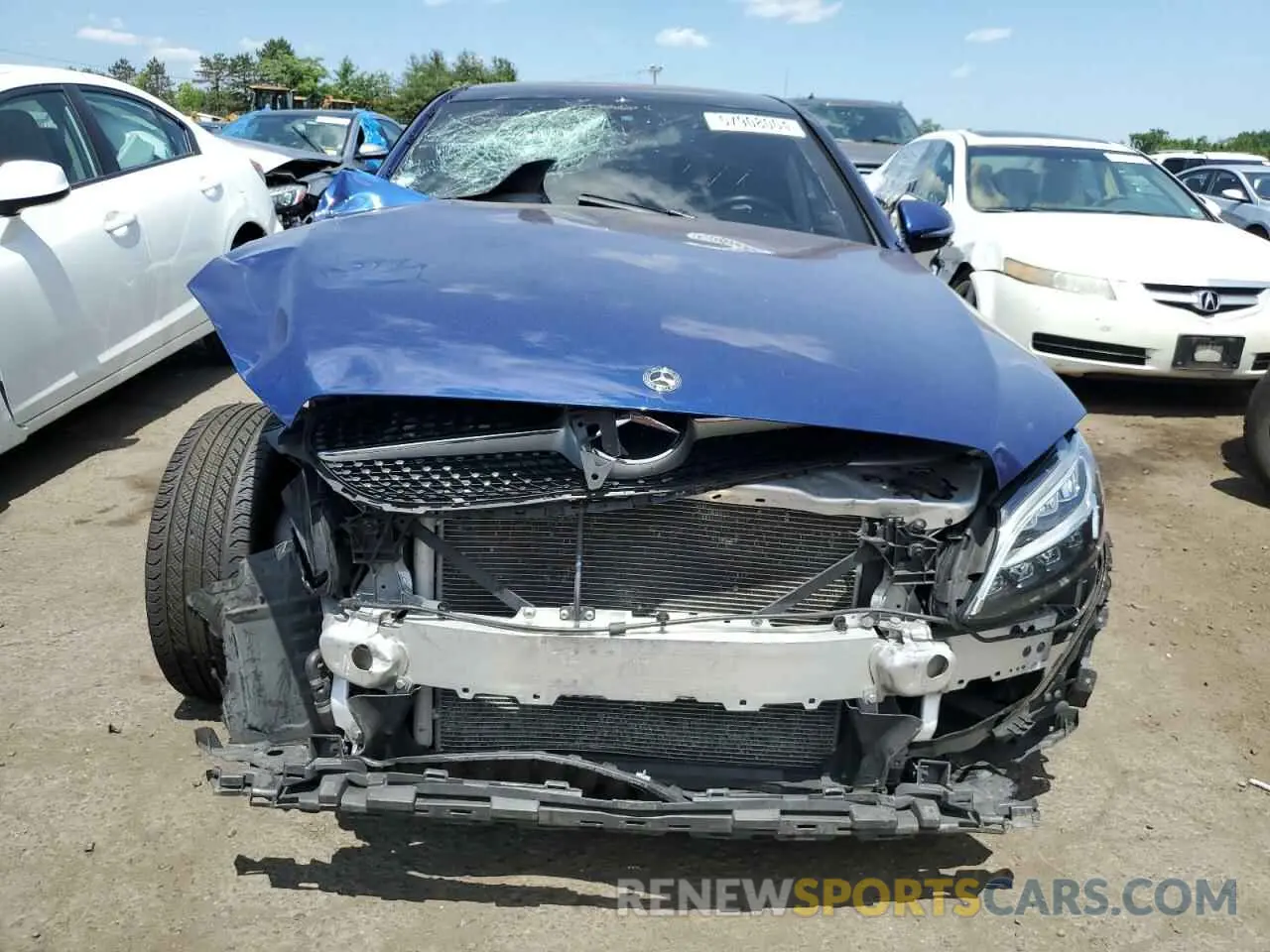 5 Photograph of a damaged car WDDWF8EB8LR527159 MERCEDES-BENZ C-CLASS 2020