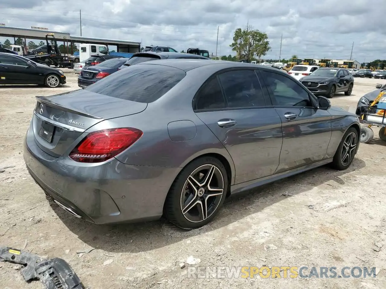 3 Photograph of a damaged car WDDWF8EB8LR540767 MERCEDES-BENZ C-CLASS 2020