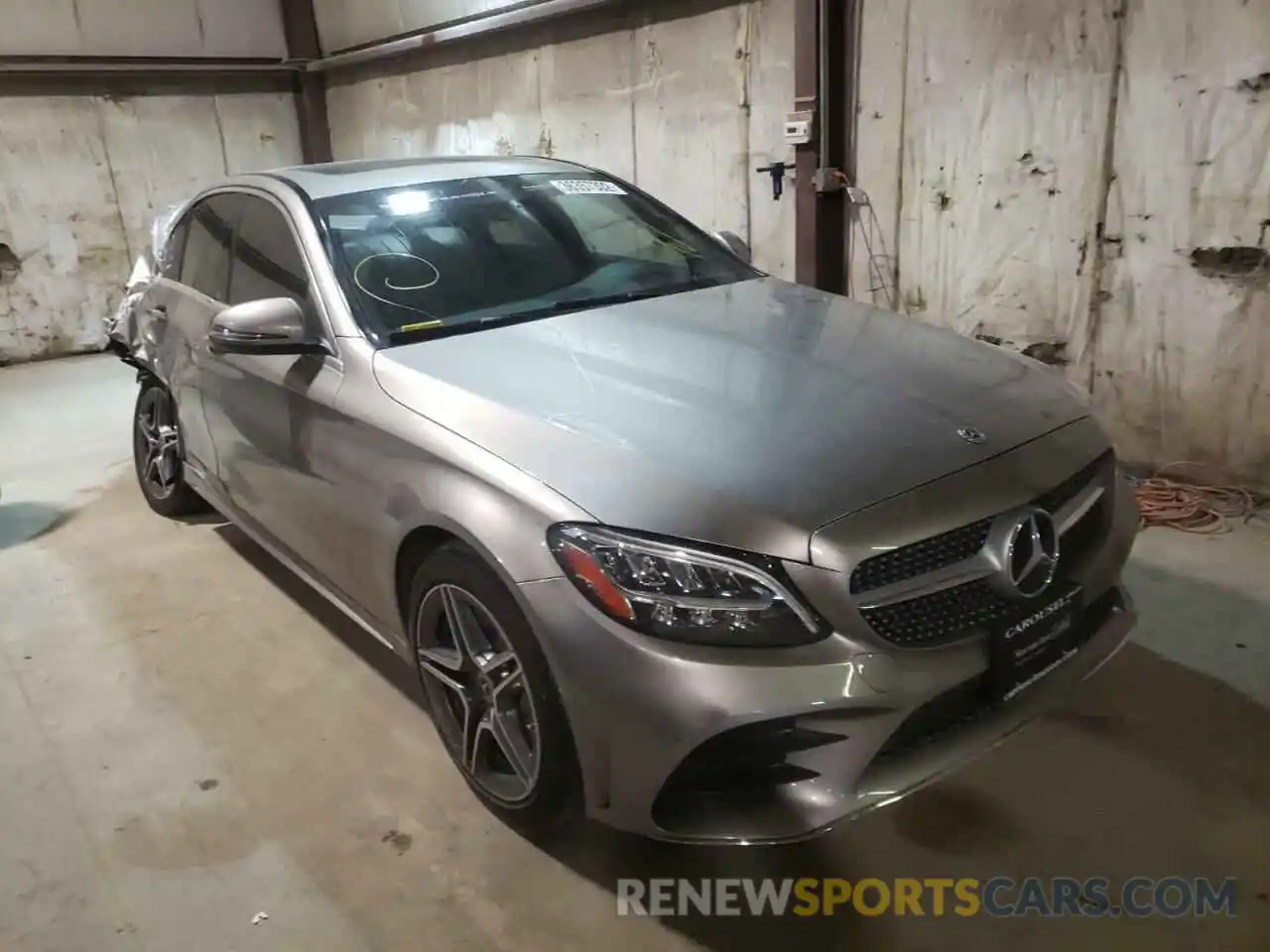 1 Photograph of a damaged car WDDWF8EB8LR551445 MERCEDES-BENZ C-CLASS 2020