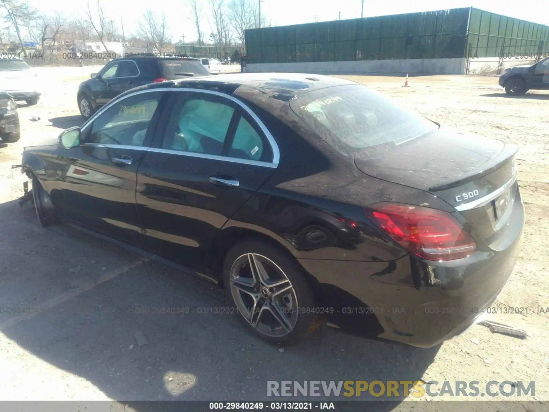 3 Photograph of a damaged car WDDWF8EB8LR551705 MERCEDES-BENZ C-CLASS 2020