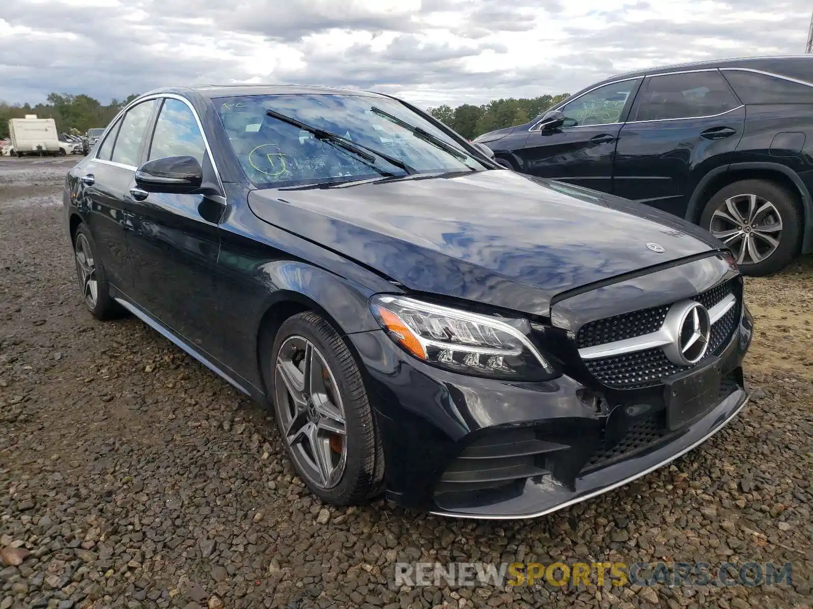 1 Photograph of a damaged car WDDWF8EB9LR541992 MERCEDES-BENZ C-CLASS 2020