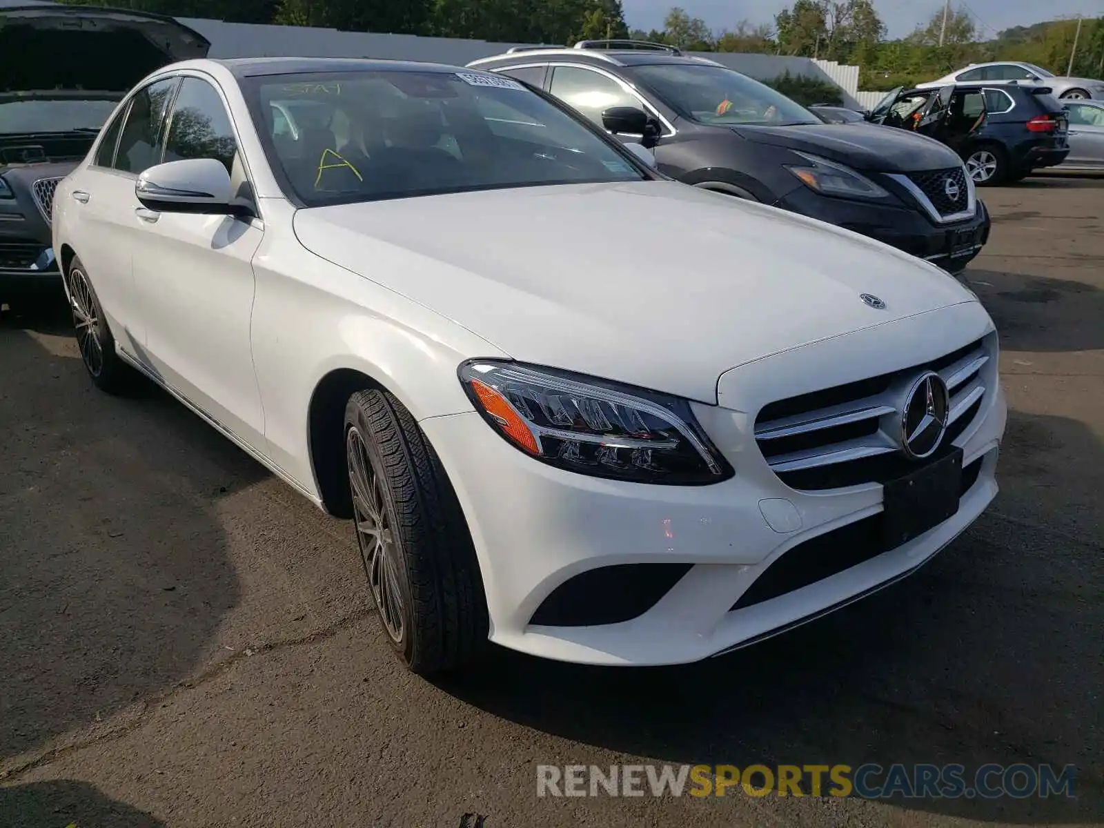 1 Photograph of a damaged car WDDWF8EB9LR557772 MERCEDES-BENZ C-CLASS 2020