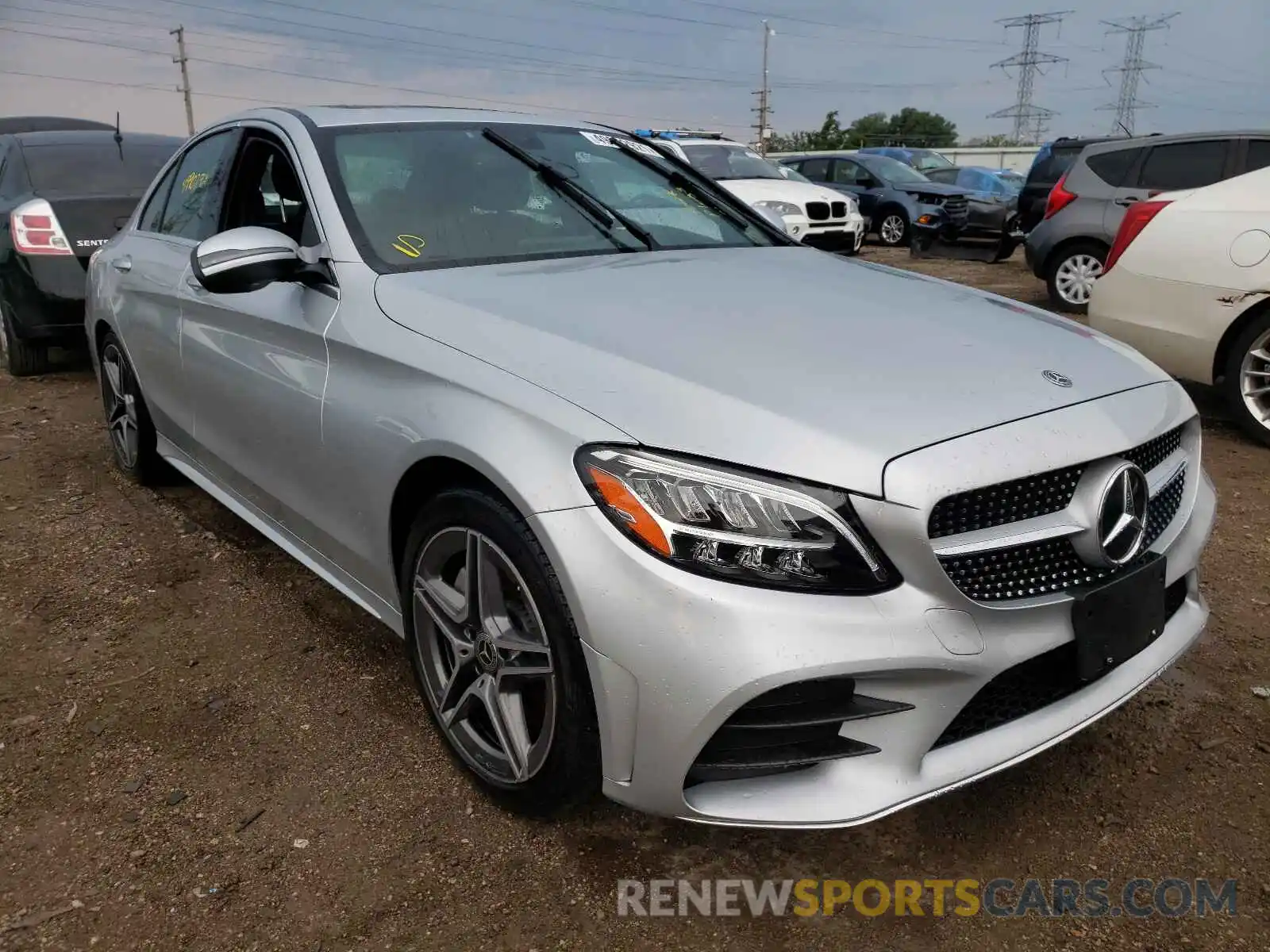 1 Photograph of a damaged car WDDWF8EB9LR559652 MERCEDES-BENZ C-CLASS 2020