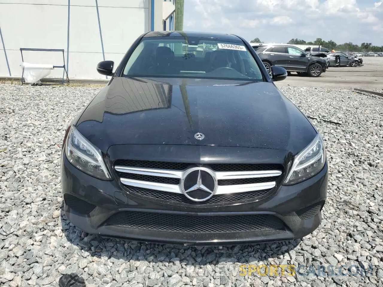 5 Photograph of a damaged car WDDWF8EBXLR531004 MERCEDES-BENZ C-CLASS 2020