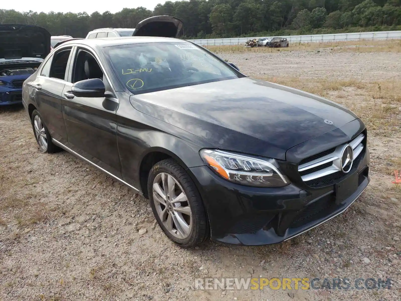 1 Photograph of a damaged car WDDWF8EBXLR542049 MERCEDES-BENZ C-CLASS 2020