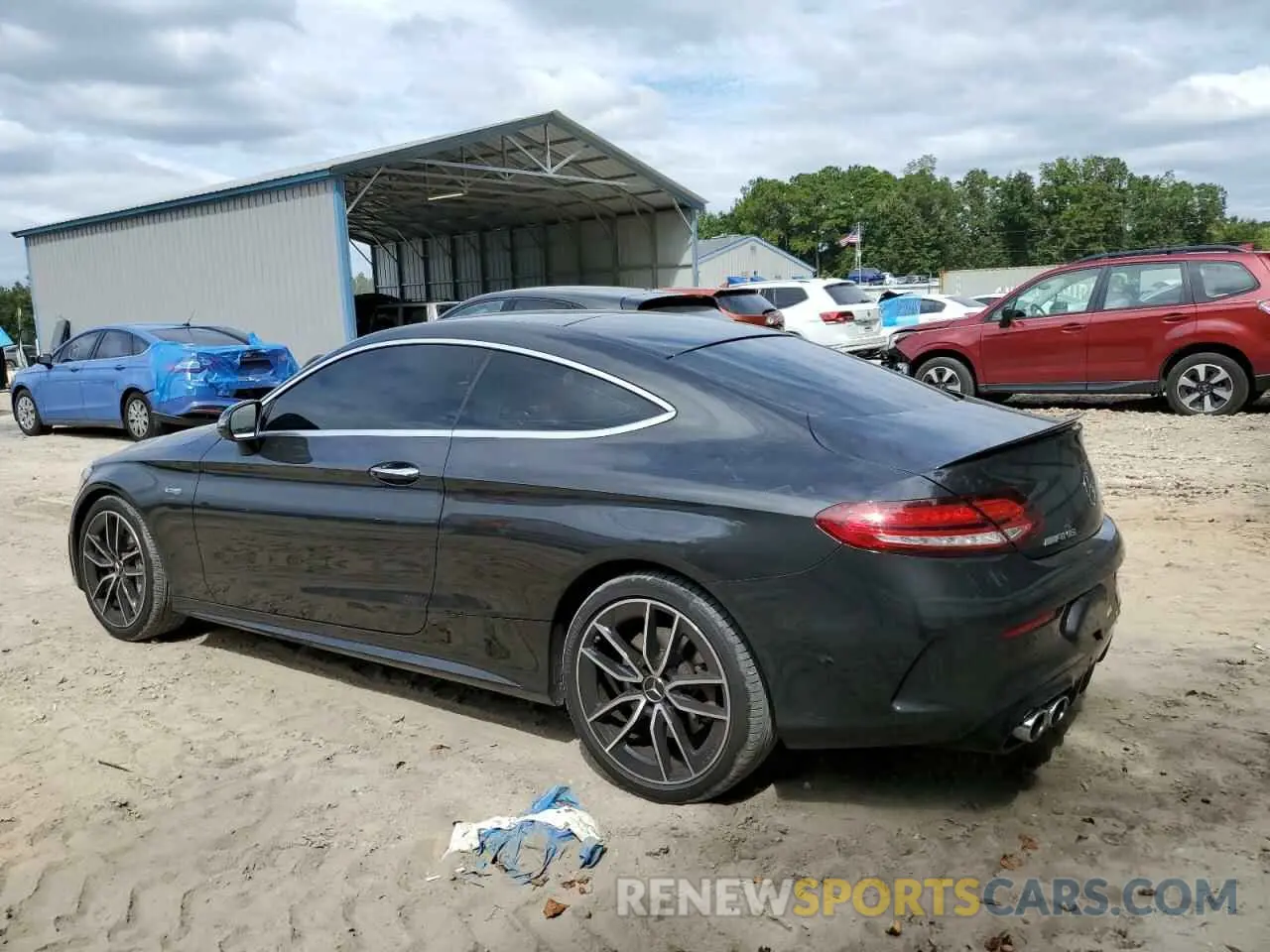 2 Photograph of a damaged car WDDWJ6EBXLF973656 MERCEDES-BENZ C-CLASS 2020
