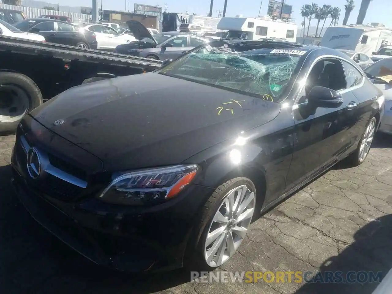 2 Photograph of a damaged car WDDWJ8DB5LF947771 MERCEDES-BENZ C CLASS 2020