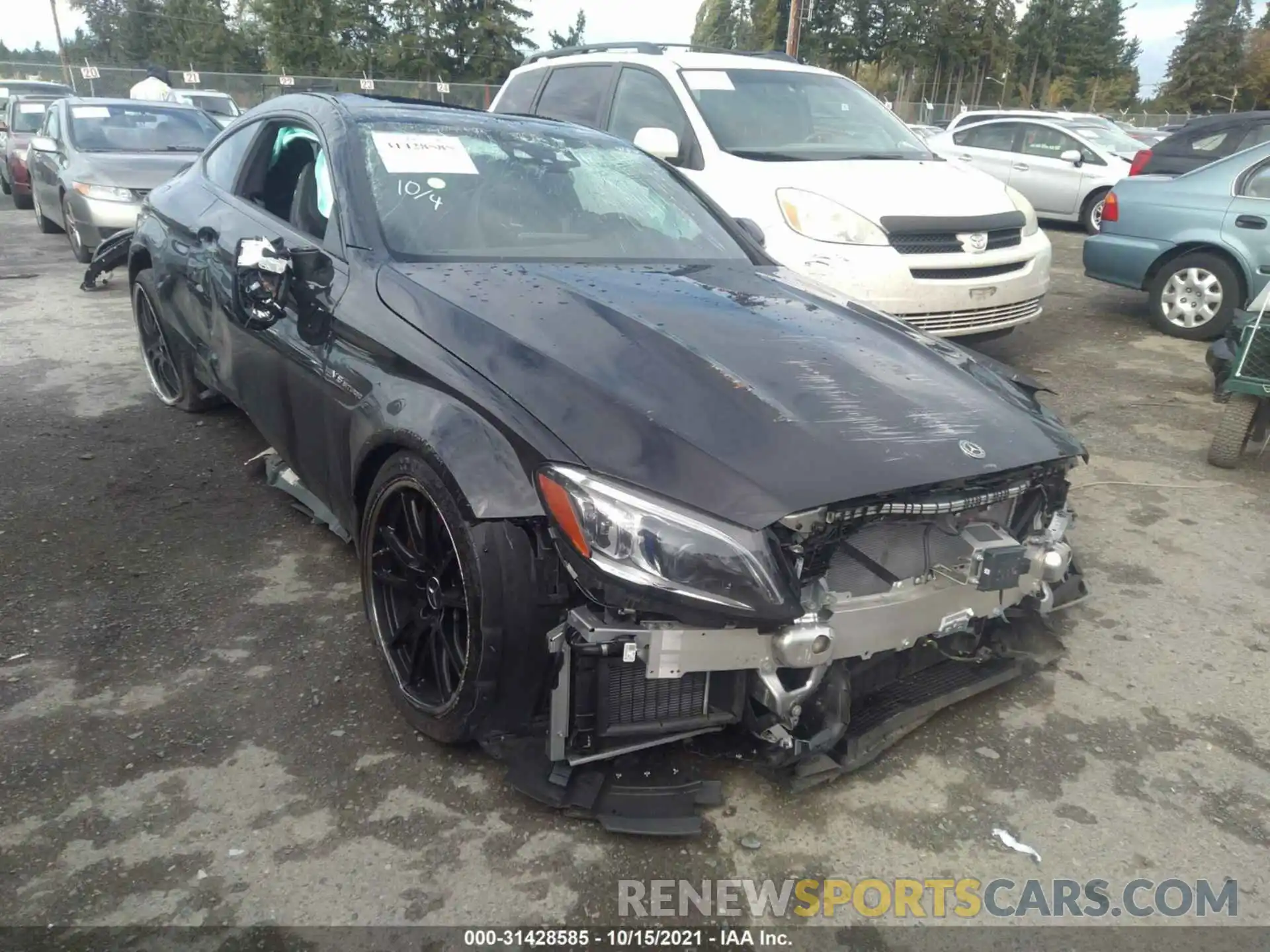 1 Photograph of a damaged car WDDWJ8HB5LF981879 MERCEDES-BENZ C-CLASS 2020