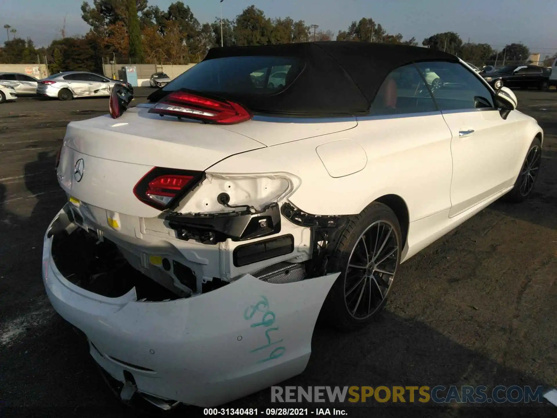 4 Photograph of a damaged car WDDWK8DB2LF938541 MERCEDES-BENZ C-CLASS 2020