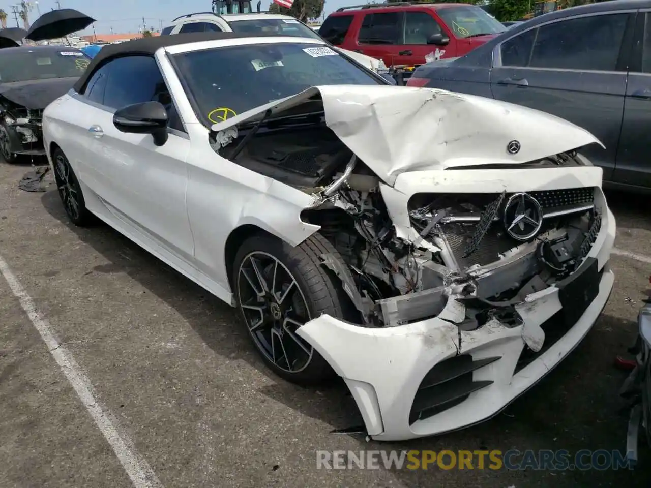 1 Photograph of a damaged car WDDWK8DB2LF948809 MERCEDES-BENZ C-CLASS 2020