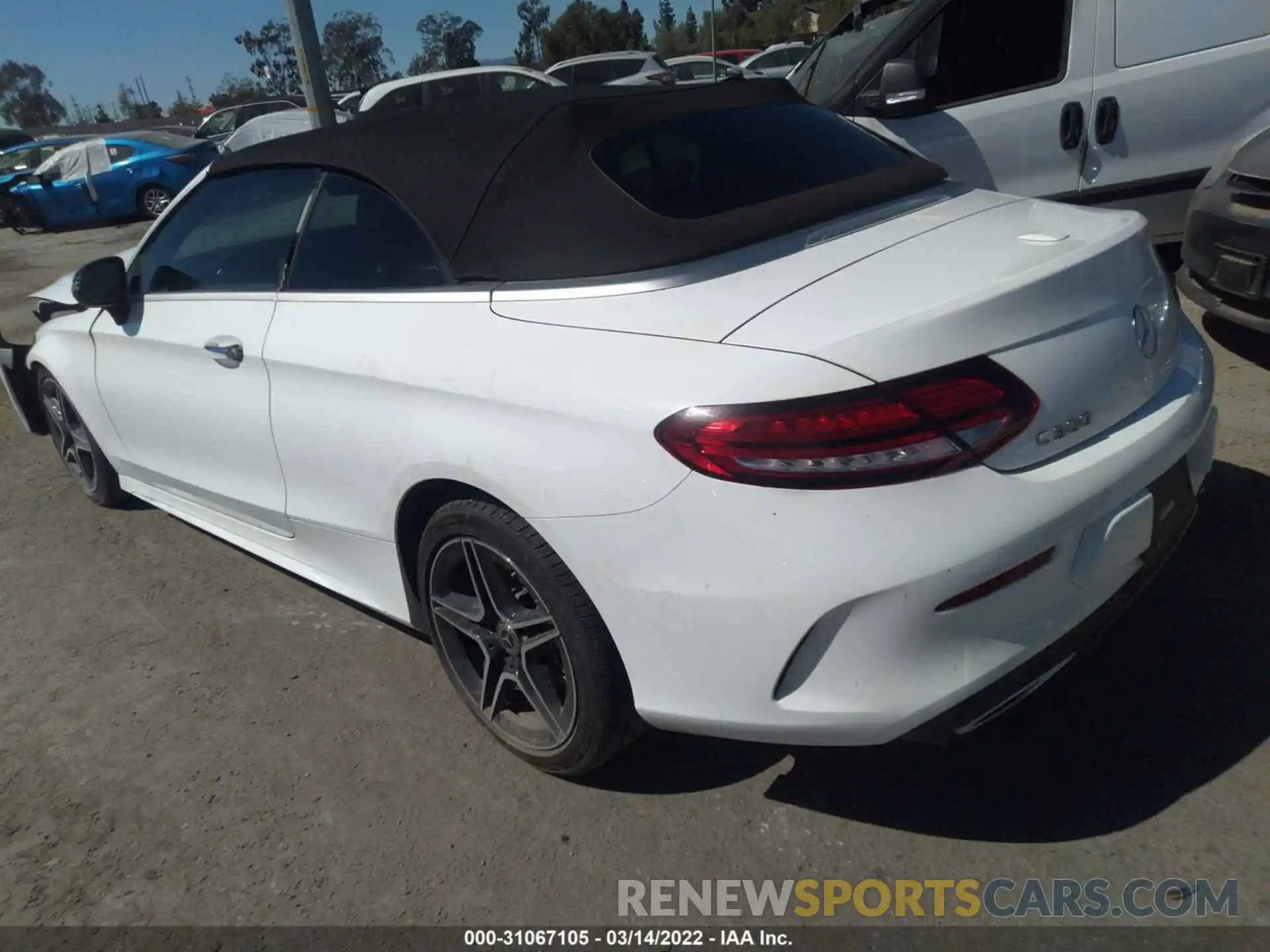 3 Photograph of a damaged car WDDWK8DB4LF962999 MERCEDES-BENZ C-CLASS 2020