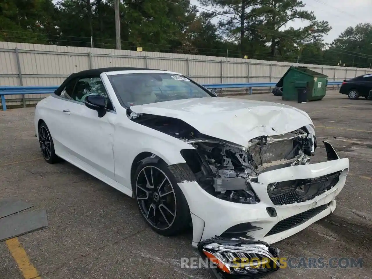 1 Photograph of a damaged car WDDWK8DB9LF974713 MERCEDES-BENZ C-CLASS 2020