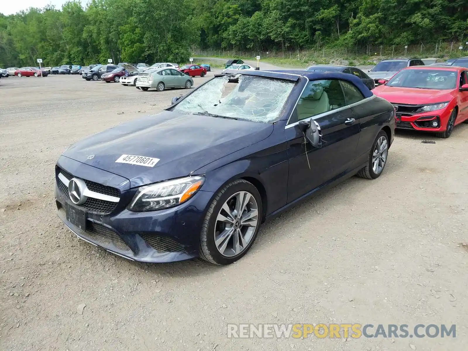 2 Photograph of a damaged car WDDWK8EB9LF955304 MERCEDES-BENZ C CLASS 2020