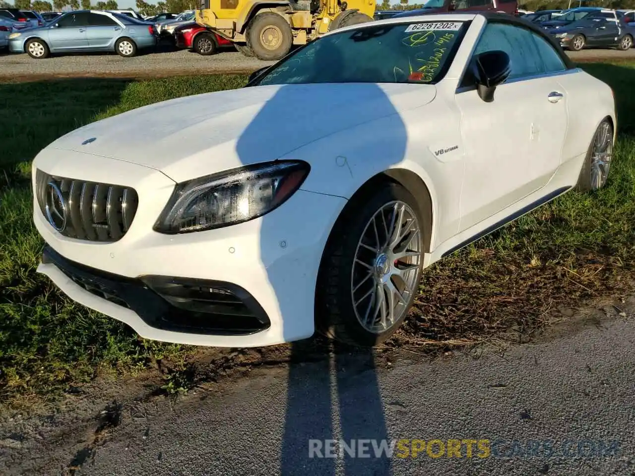 2 Photograph of a damaged car WDDWK8HB6LF943350 MERCEDES-BENZ C-CLASS 2020