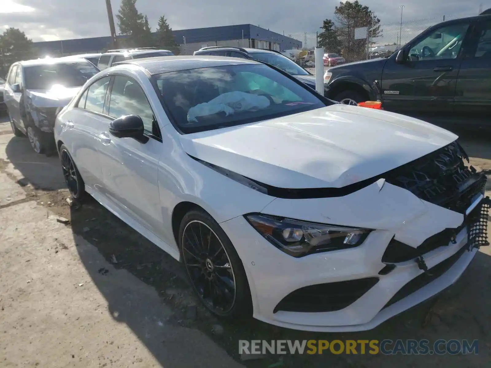 1 Photograph of a damaged car W1K5J4GBXMN162931 MERCEDES-BENZ C CLASS 2021