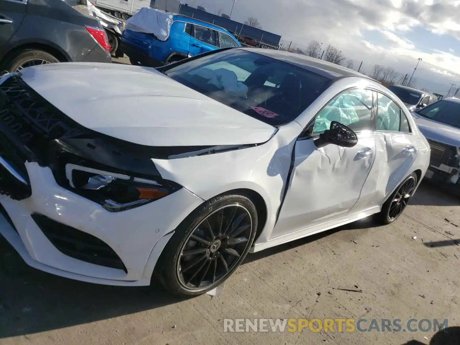 2 Photograph of a damaged car W1K5J4GBXMN162931 MERCEDES-BENZ C CLASS 2021