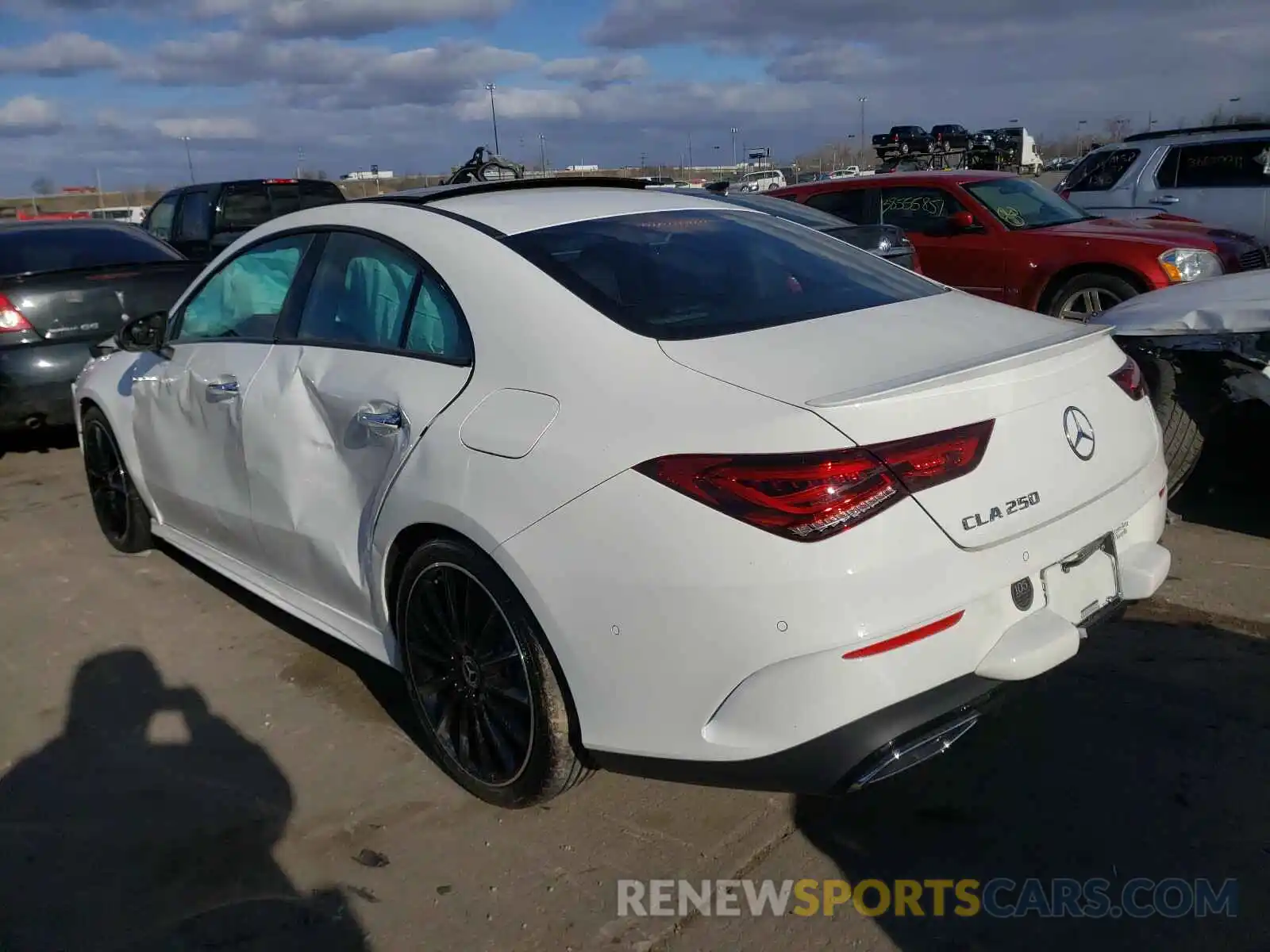 3 Photograph of a damaged car W1K5J4GBXMN162931 MERCEDES-BENZ C CLASS 2021