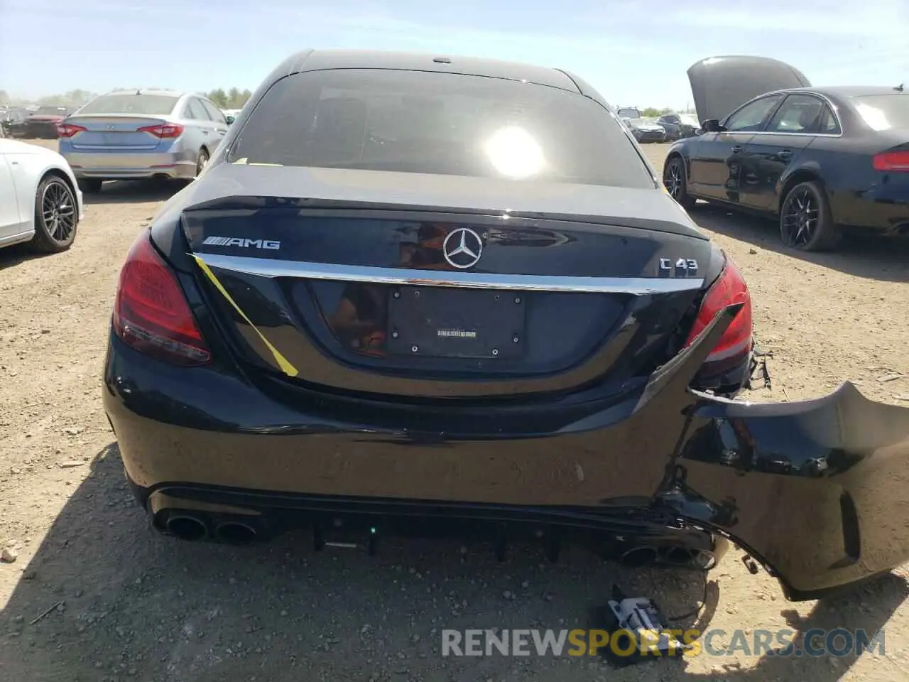 6 Photograph of a damaged car W1KWF6EB1MR648279 MERCEDES-BENZ C-CLASS 2021