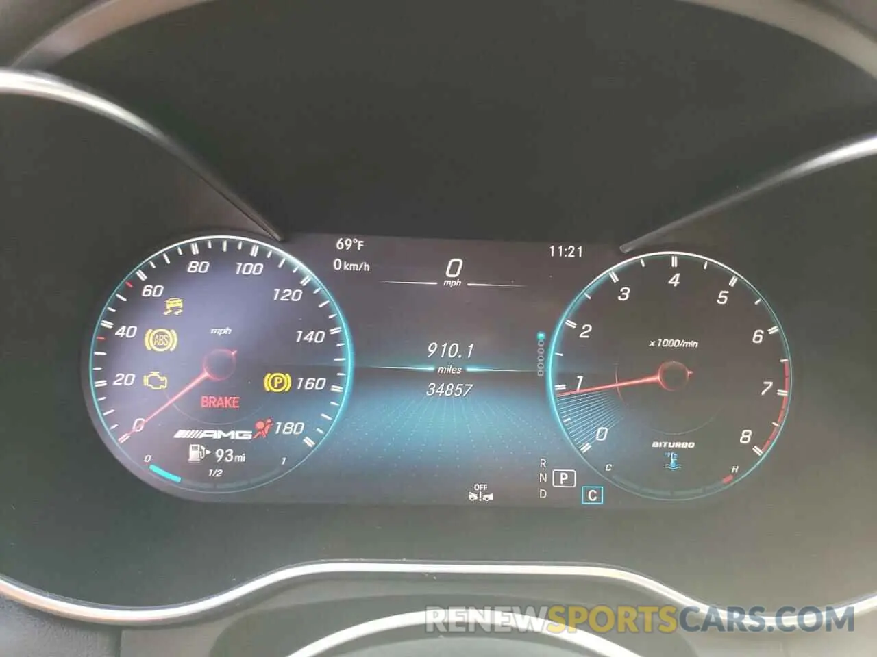 9 Photograph of a damaged car W1KWF6EB1MR648279 MERCEDES-BENZ C-CLASS 2021