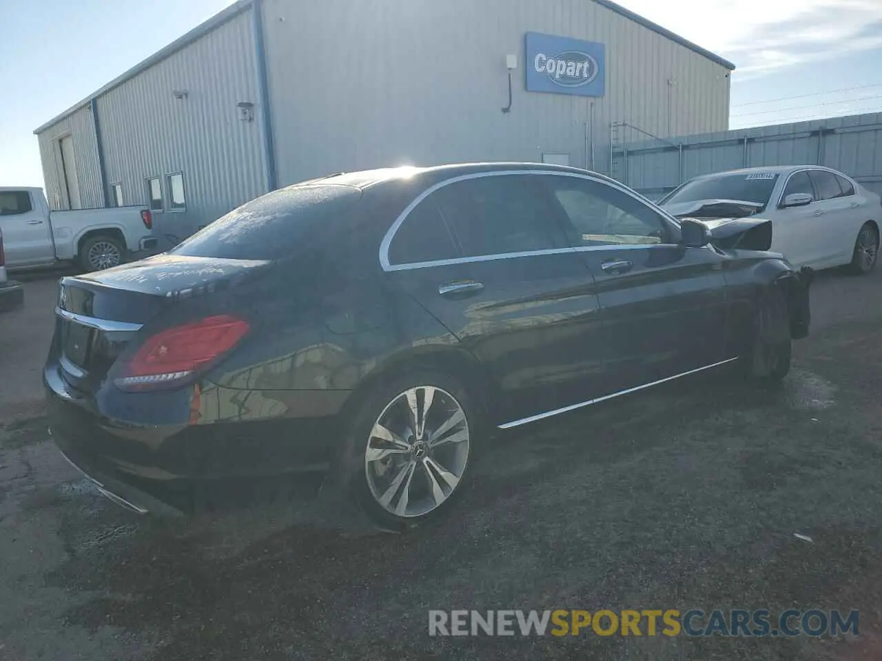 3 Photograph of a damaged car W1KWF8DB0MR619417 MERCEDES-BENZ C-CLASS 2021