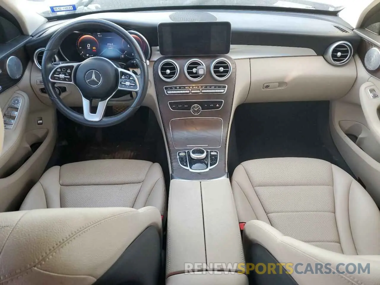 8 Photograph of a damaged car W1KWF8DB0MR619417 MERCEDES-BENZ C-CLASS 2021