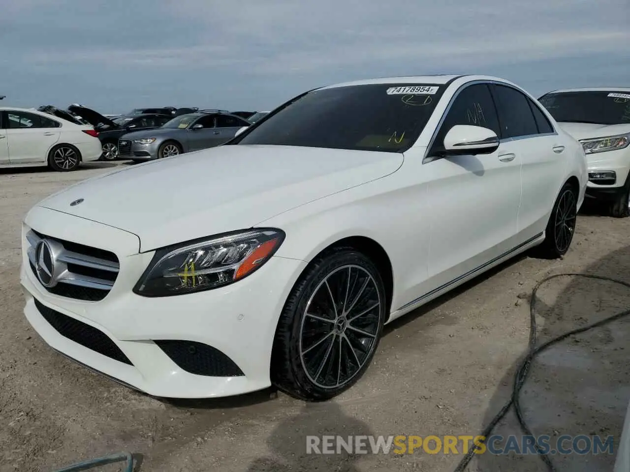 1 Photograph of a damaged car W1KWF8DB0MR638923 MERCEDES-BENZ C-CLASS 2021