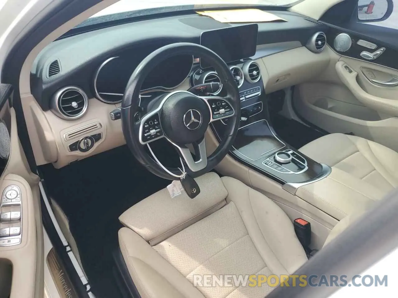 8 Photograph of a damaged car W1KWF8DB0MR638923 MERCEDES-BENZ C-CLASS 2021