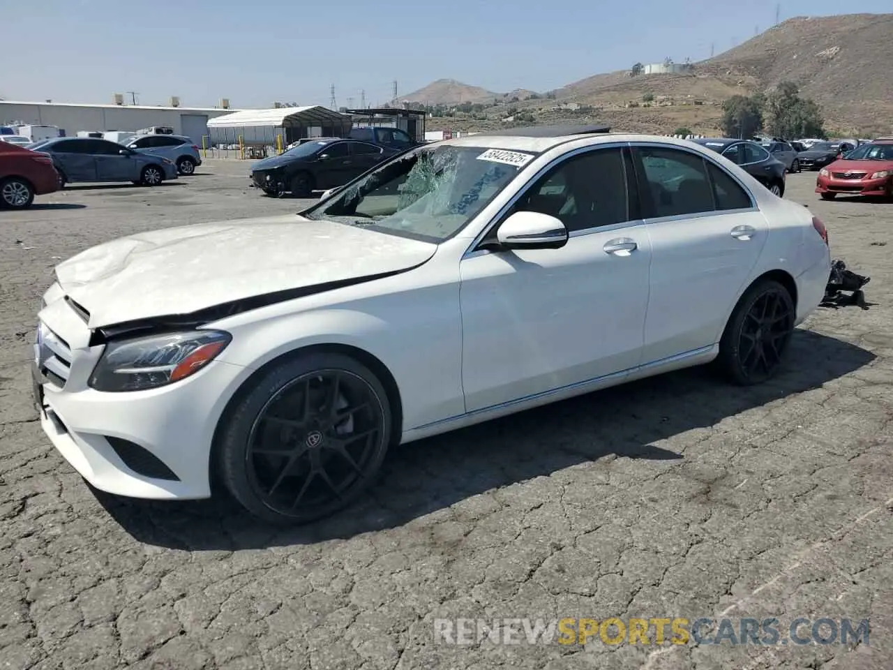 1 Photograph of a damaged car W1KWF8DB0MR645600 MERCEDES-BENZ C-CLASS 2021