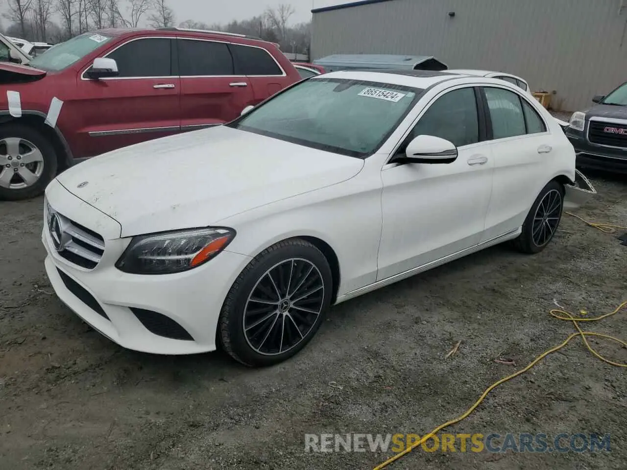 1 Photograph of a damaged car W1KWF8DB0MR645662 MERCEDES-BENZ C-CLASS 2021