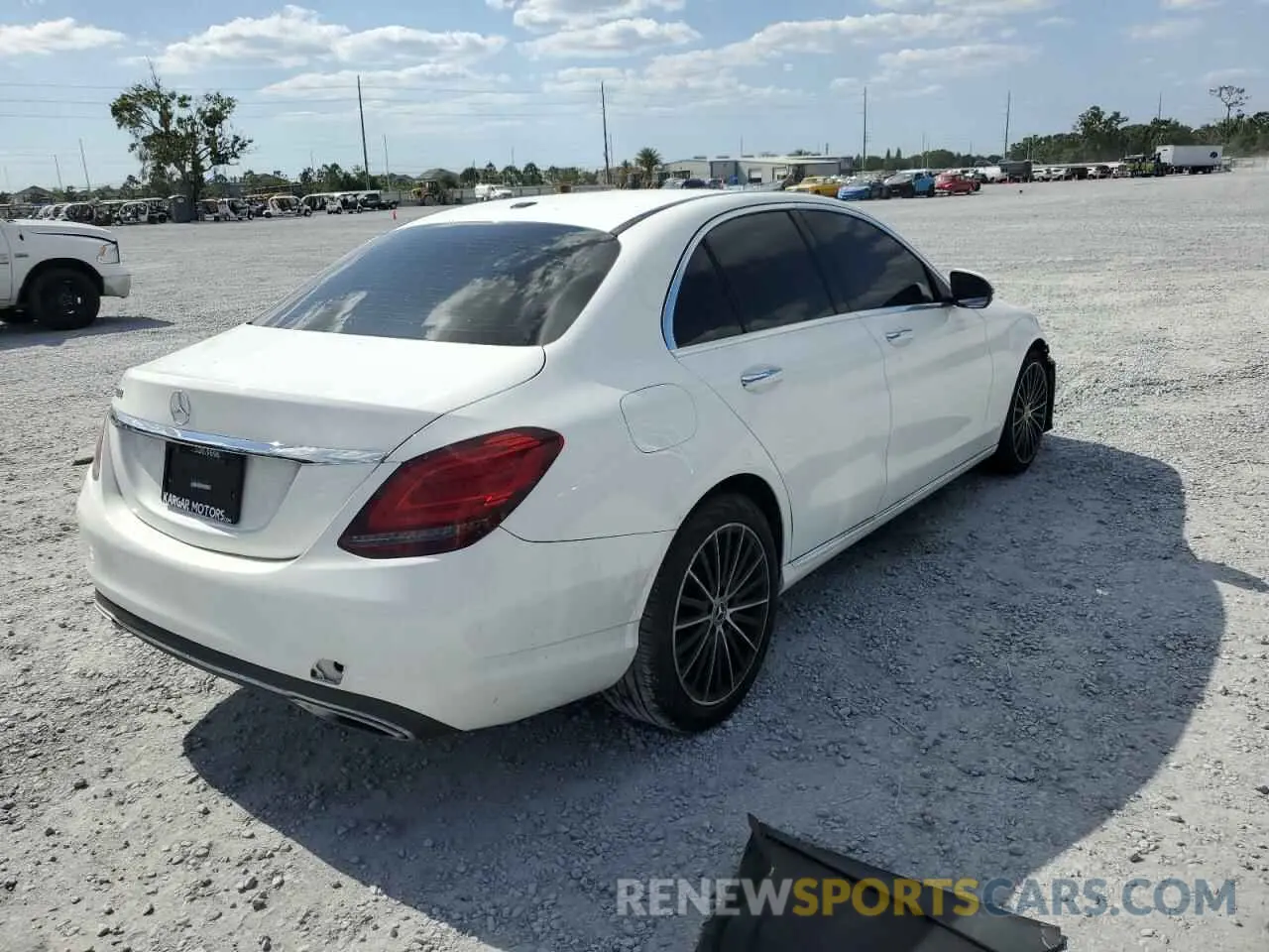 3 Photograph of a damaged car W1KWF8DB0MR652112 MERCEDES-BENZ C-CLASS 2021