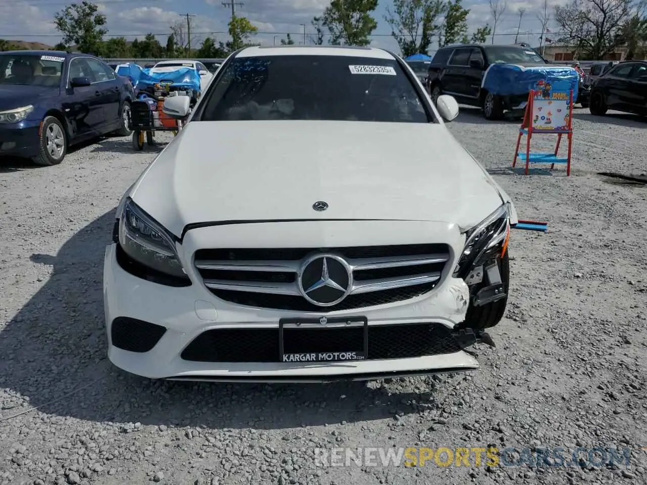 5 Photograph of a damaged car W1KWF8DB0MR652112 MERCEDES-BENZ C-CLASS 2021