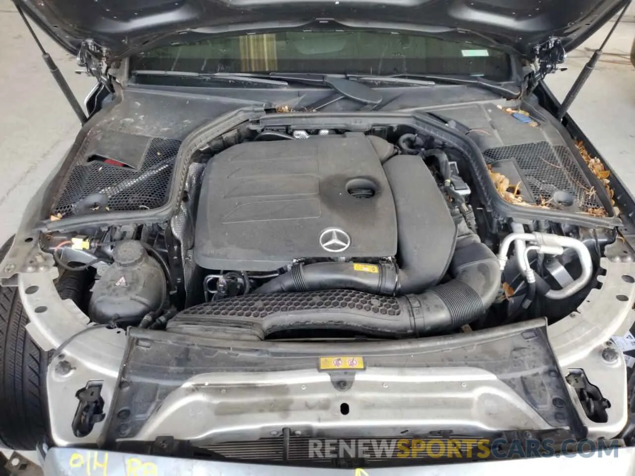 11 Photograph of a damaged car W1KWF8DB0MR652336 MERCEDES-BENZ C-CLASS 2021