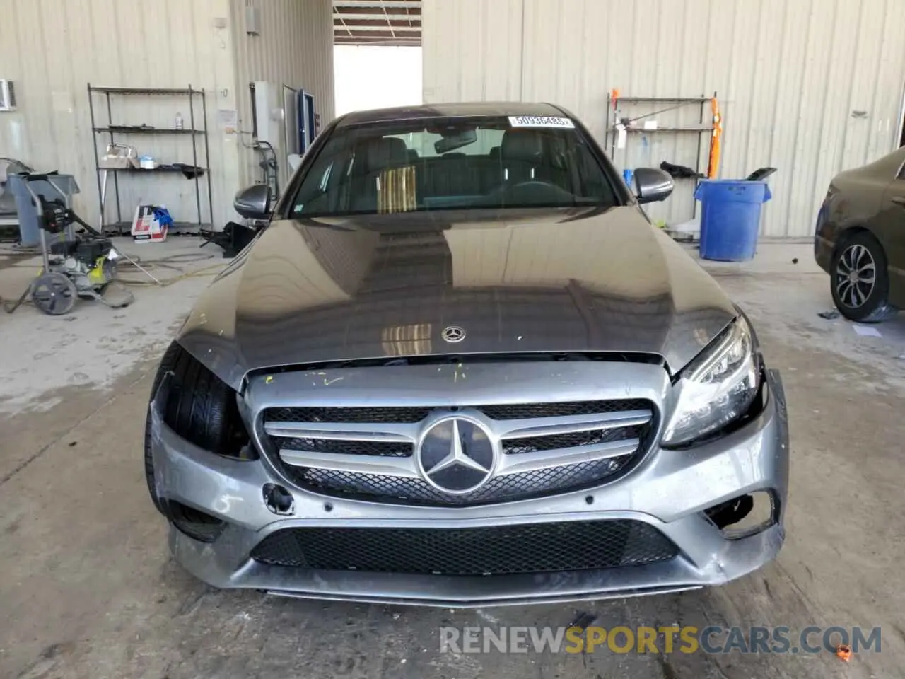 5 Photograph of a damaged car W1KWF8DB0MR652336 MERCEDES-BENZ C-CLASS 2021
