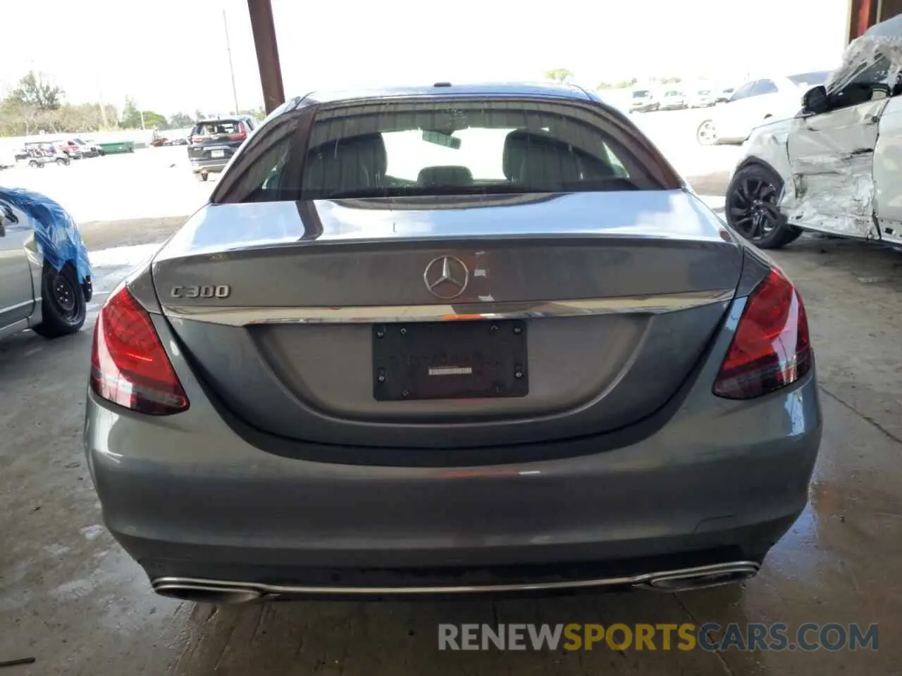 6 Photograph of a damaged car W1KWF8DB0MR652336 MERCEDES-BENZ C-CLASS 2021
