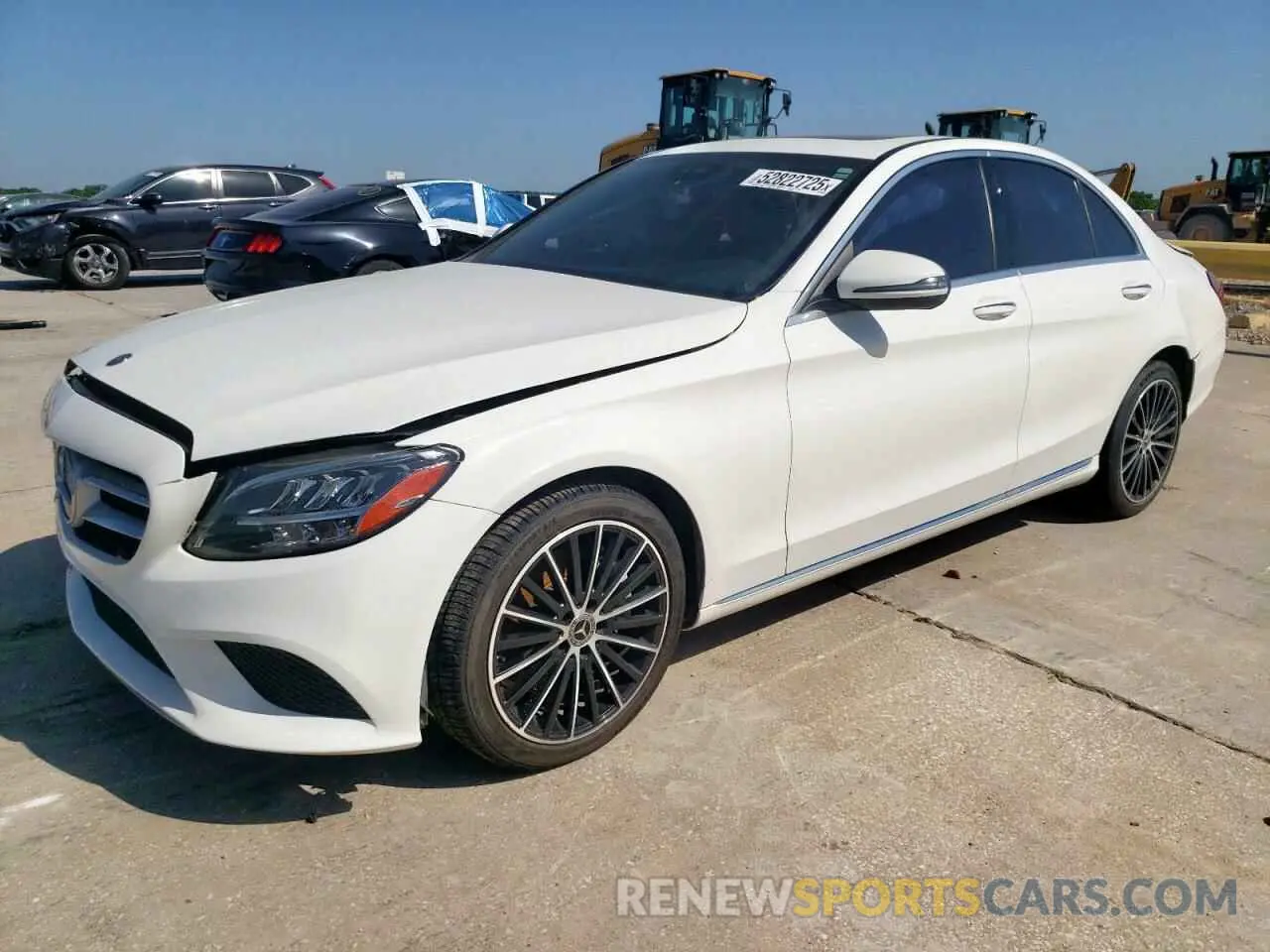 1 Photograph of a damaged car W1KWF8DB1MR625775 MERCEDES-BENZ C-CLASS 2021