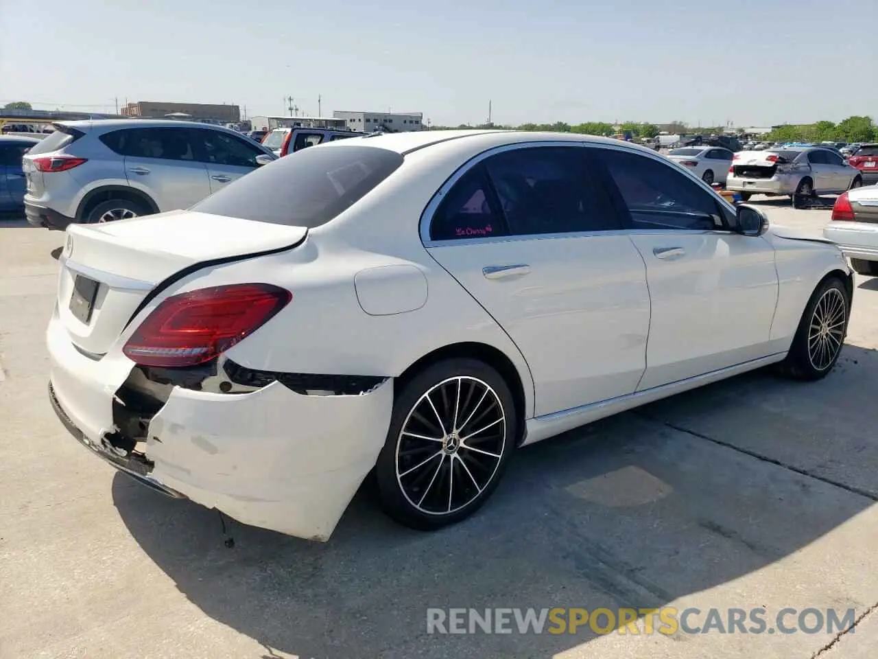 3 Photograph of a damaged car W1KWF8DB1MR625775 MERCEDES-BENZ C-CLASS 2021