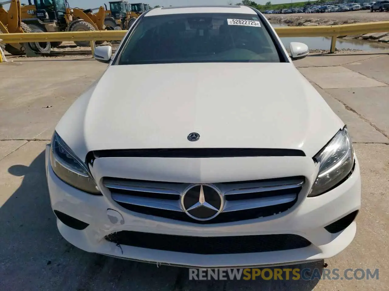 5 Photograph of a damaged car W1KWF8DB1MR625775 MERCEDES-BENZ C-CLASS 2021