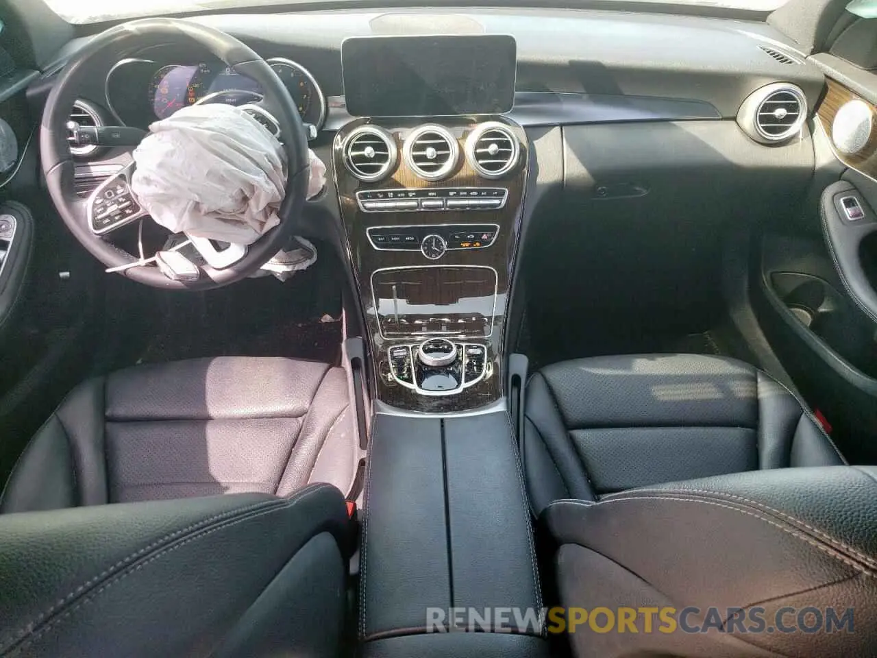 8 Photograph of a damaged car W1KWF8DB1MR625775 MERCEDES-BENZ C-CLASS 2021